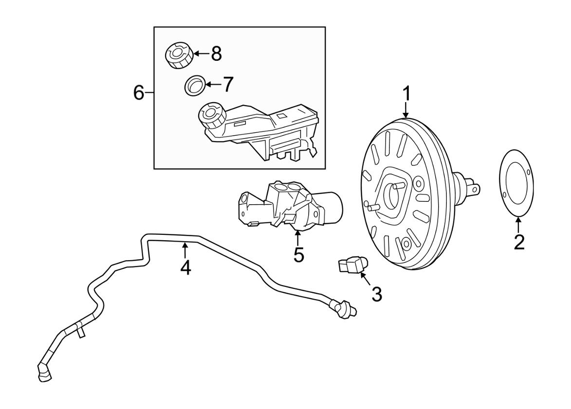 Mercedes Brake Master Cylinder 2464300301